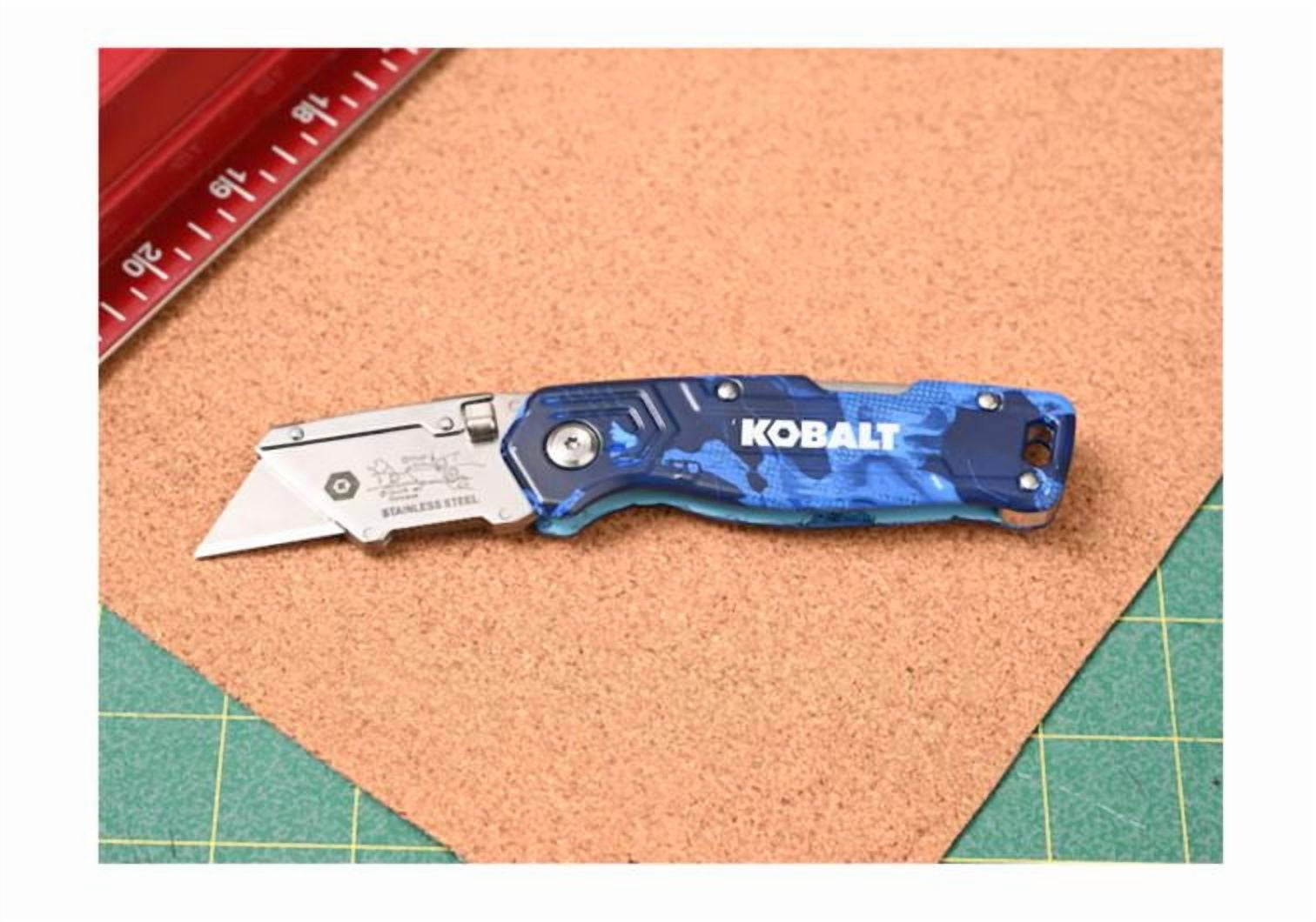 Kobalt 2-Pack Camo Lockback 3/4-in 50-Blade Folding Utility Knife