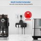 thumbnail image 3 of Multiple Socket with Individual Switch, Electrical Power Strip with USB C Wall Power Strip 4 Outlets and 3 USB Chargers Power Strip Adapter Surge Prot, 3 of 5