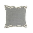 thumbnail image 2 of LR Home Rossy Modern Farmhouse Cotton Throw Pillows, Frost/Gray, 20" x 20", Set of 2, 2 of 5