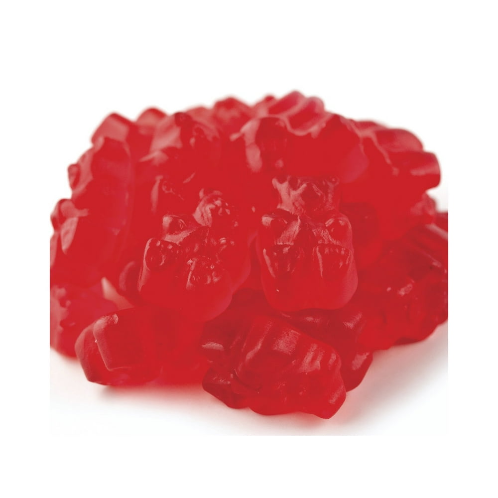 Red Gummi Bears Wild Cherry Gummy Bears 5 pounds bulk gummi candy ...