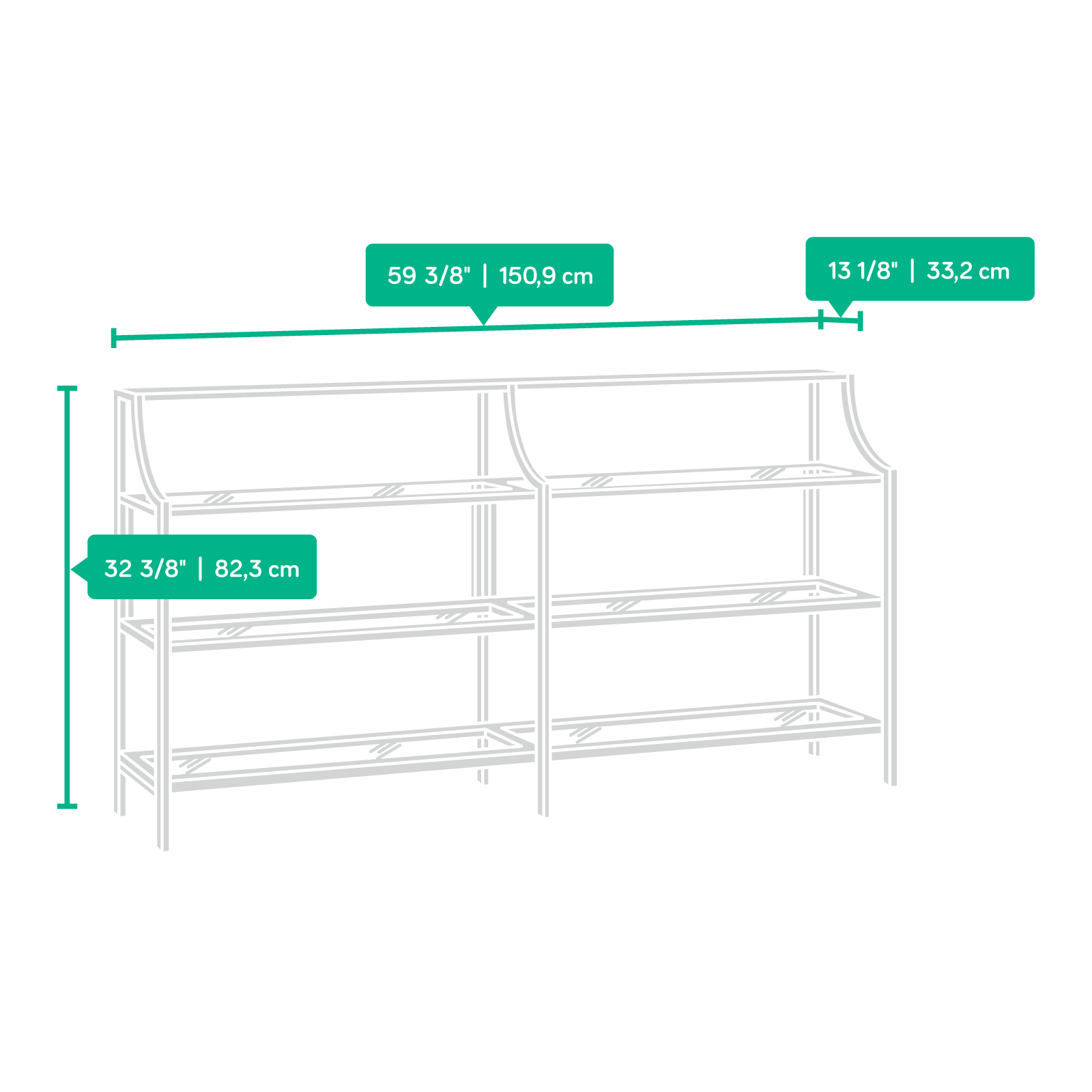 better homes and gardens nola console table