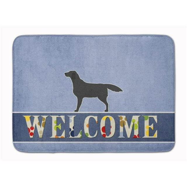 Carolines Treasures BB5512RUG Tapis en Mousse à Mémoire de Forme Lavable en Machine Labrador Retriever Noir