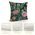 thumbnail image 4 of Chilfamy Tropical Cactus Tree Flower Print Throw Pillow Covers Fashion Throw Pillow Case Soft Couch Pillows Decorative Square Pillow Covers for Sofa Living Room, 4 of 5