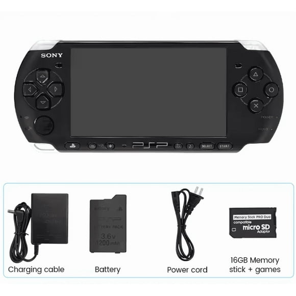 Consola Sony Psp 3000 Original | 16GB de Videojuegos| Completa Con Caja