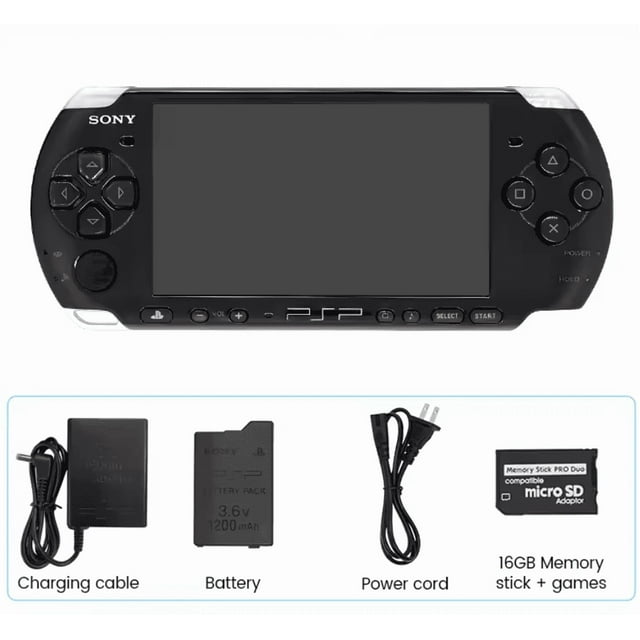 Consola Sony Psp 3000 Original | 16GB de Videojuegos| Completa Con Caja