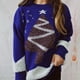 thumbnail image 1 of Suéter de cuello redondo Suéteres de mujer Suéter de cuello redondo de moda Suéter navideño Tops de mujer, 1 of 8