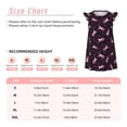 thumbnail image 3 of Fotbe Breast Cancer Awareness3 Vestido de Dormir para Niñas de 3 a 10 Años, Mangas Cortas, Estilo Princesa, Pijama Camisón con Mangas Voladas-Medium, 3 of 6