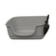 thumbnail image 5 of Caja de arena abierta extra grande para gatos, ideal para todo tipo de arena. Gris, 5 of 9