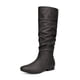 thumbnail image 1 of Botas DREAM PAIRS para mujer, altas hasta la rodilla, negras, con forro de piel sintética, talla 6.5, 1 of 6