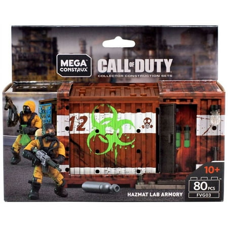 Mega Construx Call of Duty Hazmat Lab Armory Play Set
