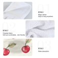 thumbnail image 2 of Yayeee Kitchen Hanging Hand Towels Set of 2 with Loop Bathroom Absorbent Tie Towel, Red Cherry, 2 of 7