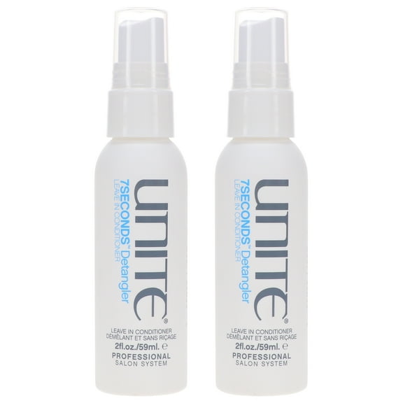 UNITE Hair 7 Seconds Condition Leave in Detangler 2 oz 2 Pack