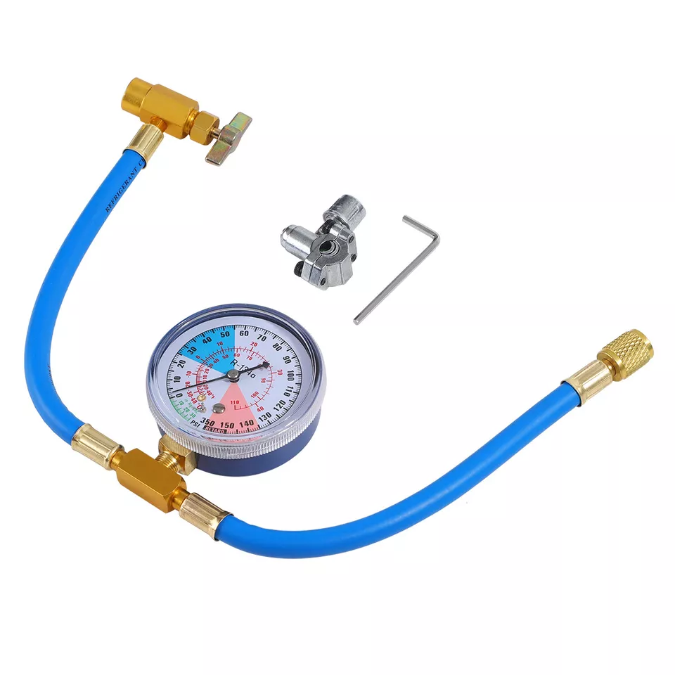 CIRCLE- Bpv31 Bullet Piercing Tap Valve Kits W/ Pressure Gauge Fit For Home Refrigerator