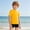Yellow, variant on Liyamei Boys Swim Shirts, Kids Rash Guard, Lightweight Swim Shirt for Beach Pool Sun Protective Comfort Black 2-3 Years