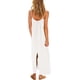 thumbnail image 4 of Vestido largo ReachMe de lino para verano con tirantes finos y aberturas en color marfil, 4 of 4