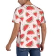 thumbnail image 2 of KLL Watermelon for Men's Baseball Shirts,Short Sleeve Casual Shirts Button Down Shirt for Men Beach Summer Wedding Shirt-3X-Large, 2 of 7