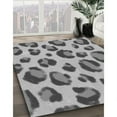 thumbnail image 3 of Ahgly Company Machine Washable Indoor Round Transitional Silver Gray Area Rugs, 8' Round, 3 of 7