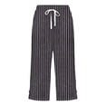 thumbnail image 5 of QSXADF Women's Straight Leg Capris Summer Casual Capris Capris Pants Straight Leg Capris Length Straight Leg With Pockets Graphic Loose Women's Pants, 5 of 5