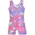 thumbnail image 2 of HOZIY Gymnastics Leotards for Girls with Shorts Toddlers Biketards Rainbow Unicorn Dinosaur Mermaid Leopard Flower Galaxy, 2 of 6