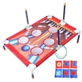 thumbnail image 1 of FONDOTIN 1Set Outdoor Bean Bag Toss Game with Sturdy Plastic Cloth Material Foldable, 1 of 6
