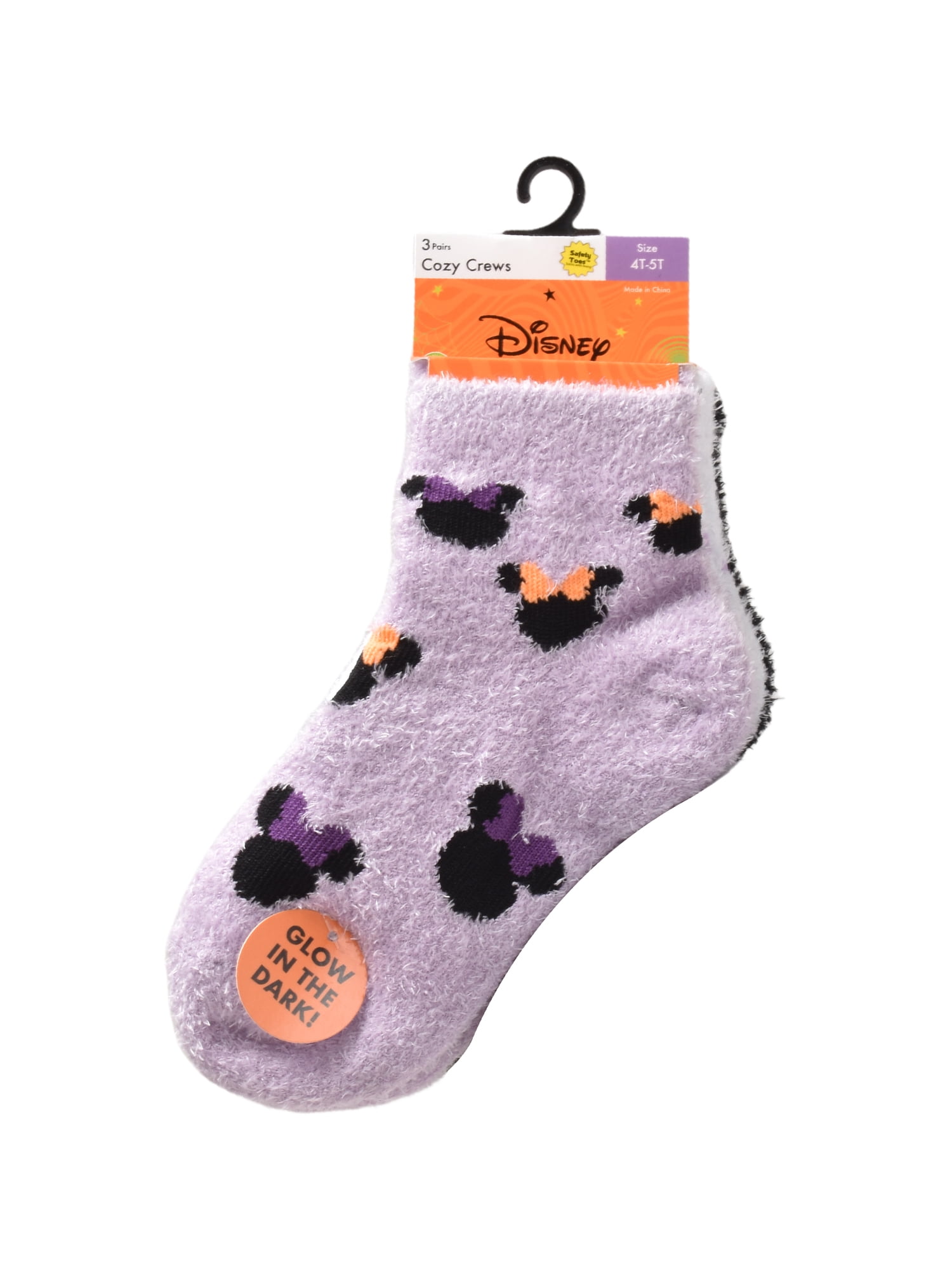 Character Halloween Cozy Quarter Socks, 3- Pack, Sizes 12M- 5T