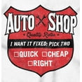 thumbnail image 2 of Auto Shop Funny Mechanic Fix It Humor Zip Up Hoodie Men's Women's Brisco Brands M, 2 of 6