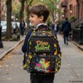 thumbnail image 6 of FUIALDOLG Skateboard Dinosaur Graffiti Boys Lightweight Backpack with Padded Shoulder Straps, Multi Pocket Ergonomic 17 Inch Book Bag for Preschool Daily Use, 6 of 9