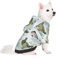 thumbnail image 2 of Honeii Mallard Ducks Wild Birds Print Small Dog Hoodies Pet Hooded Sweatshirts Fall Winter Puppy Cat Sweaters Warm Clothes for Small Dogs Outfits Costume-Large, 2 of 7