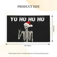 thumbnail image 4 of Christmas Skull Yo Ho Ho Ho Flag 3x5 Ft Outdoor Indoor With Grommet Garden Yard Banner Decorative Sign, 4 of 6