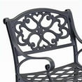 thumbnail image 2 of Home Styles Fauteuil de Salle à Manger Extérieur Biscayne en Finition Noire (Lot de 2), 2 of 5