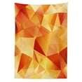 thumbnail image 3 of Ambesonne Abstract Tablecloth Rectangular Table Cover, Orange Triangles Art, 60"x90", Orange and Yellow, 3 of 4