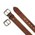 thumbnail image 4 of Croco Embossed Distressed 100% Leather Casual Belt for Men and Women, 4 of 6