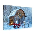 thumbnail image 2 of Celebrate Life Gallery 'First Snowman Of The Season' Canvas Art, 2 of 3