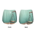 thumbnail image 3 of Gaeub Vintage Brass Balance Scale Print Women's Athletic Shorts,High Waisted Running Shorts,Pocket Sporty Short,Gym Elastic Workout Shorts-Large, 3 of 7