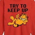 thumbnail image 3 of Garfield - Try To Keep Up - Toddler & Youth Long Sleeve Graphic T-Shirt, 3 of 5