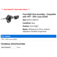 thumbnail image 2 of Front Right Strut Assembly - Compatible with 1997 - 2001 ES300 1998 1999 2000, 2 of 2