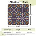 thumbnail image 2 of Colorful Floral Pattern Stretch Table Cover with Bohemian Inspired Design, 2 of 6