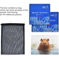 thumbnail image 6 of Jigsaw Puzzle Watercolor Cute Capybara 1000 Pieces, Zigsaw with Alphabet Partition Storage Bag Easy to Solve, Fun Family Game Creative Gift for Friends Parents Grandparents, 6 of 6