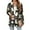 Multicolor, variant on Women's Casual Lightweight Halloween Printed Cardigan Sweater Open Front Long Sleeve Loose Fit Thin Cover Up With Pockets Fall Layering Piece,Beige 2XL