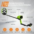 thumbnail image 3 of  ZuoZuoMing Waterproof Metal Detector for Adults & Kids, with High Accuracy Lightweight 8" Search Coil, All Metal & Disc Modes, 3 of 9