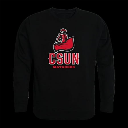 W Republic Products  College Crewneck, California State Northridge, Black - 2X