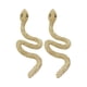 thumbnail image 4 of Pendientes largos en forma de agua con personalidad femenina exagerada Pendientes y aretes versátiles en forma de S completa, 4 of 5
