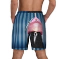 thumbnail image 3 of Kdxio Dog In Hairdresser Print Men'S Swim Trunks With Compression Liner 7 Inch Inseam Quick Dry Swim Shorts, 3 of 7