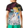 thumbnail image 6 of Alice In Wonderland Boys Girls T-Shirt 3d Print Graphic Short Sleeve Tee Shirt Tops For Kids Teens, 6 of 7
