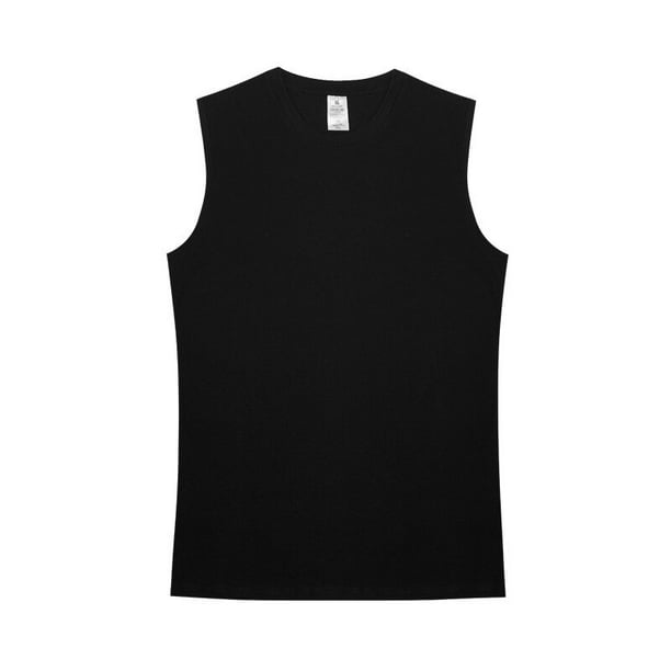 MRMT Chaleco de algodon para hombre ropa interior de Color solido sin mangas camiseta sin mangas chalecos de fondo 2023 Bodega Aurrera en linea