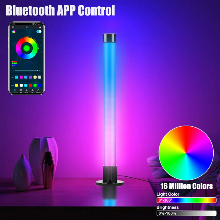 Smart LED Light Bar, 360° RGB Light Bars LED TV Backlight with DIY Music  Sync Modes Smart Bluetooth Control, 8 Scene Modes Color Light Bar for Room