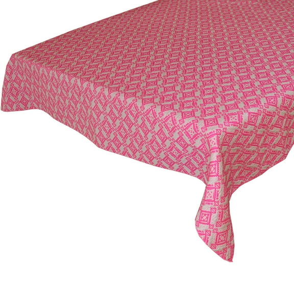 Jacquard Tribal Diamonds Tablecloth