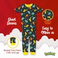 thumbnail image 4 of Set de pijama Pokémon para niños, algodón, ajuste ceñido, 6 piezas, 10 años, 4 of 7
