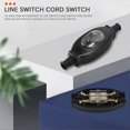 thumbnail image 2 of 3A 250V 6mm waterproof in line switch cord switch IP65 round wire Silver contact double cut switch Dust switch ZJXXDZ, 2 of 5