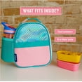 thumbnail image 4 of Wildkin Kids Insulated Clip-In Lunch Box for Boys & Girls, Clips in to Pack-It-all Backpack (Mermaid Undercover Blue), 4 of 8